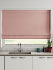 Blush Pink Textured Made To Measure Roman Blind - Image 3 of 3