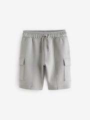 Grey Smart Cargo Jersey Shorts (3-16yrs) - Image 1 of 4