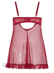 Yours Curve Red Santa Babydoll - Image 5 of 5