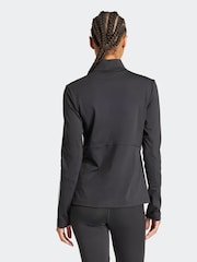 Zwart - adidas Hyperglam Training Quarter-Zip Top - Image 2 of 7