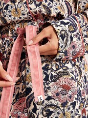 Joules Alma Navy Floral Pyjama Set - Image 7 of 8