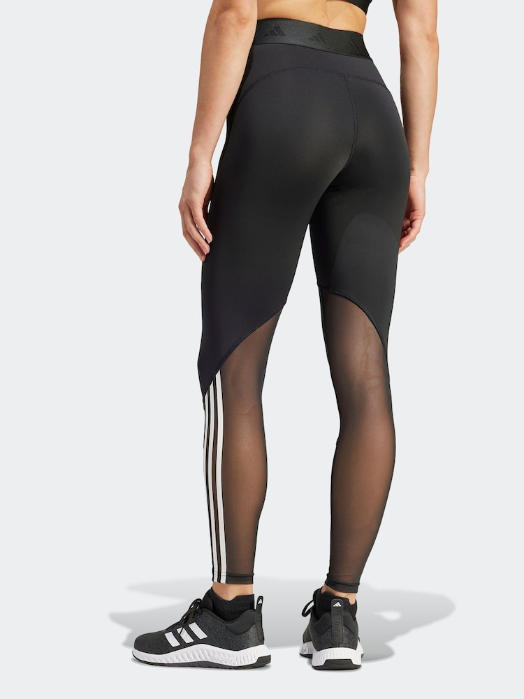 adidas Black Hyperglam Full Length Leggings - Image 2 of 7