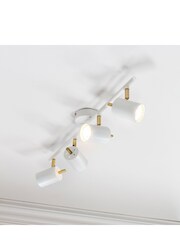 Gallery Home Gold and White Powell Spotlight - Image 1 of 5