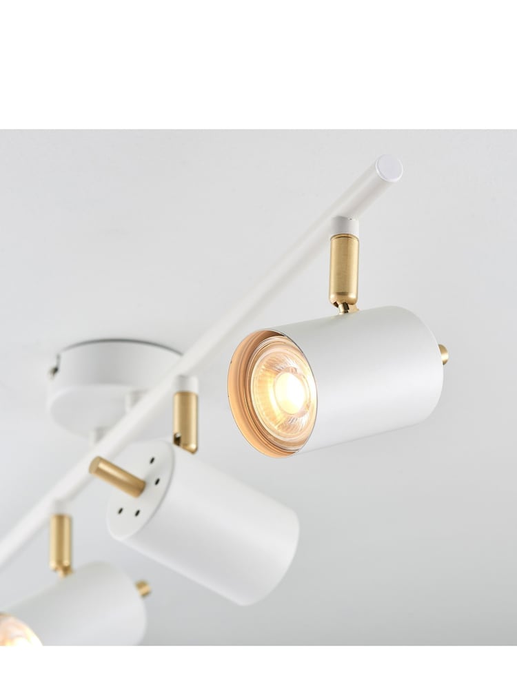Gallery Home Gold and White Powell Spotlight - Image 2 of 5