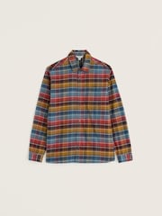 Seasalt Cornwall Blue Fathomer Checked Shirt - Image 4 of 5