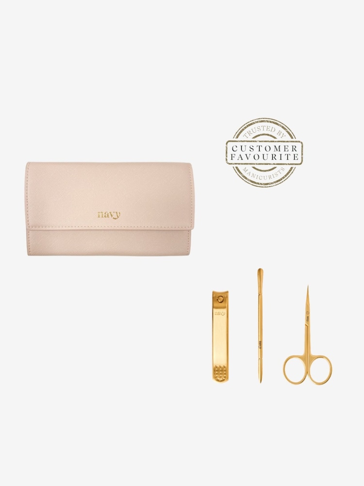 Navy Natural Essential Travel Manicure Kit Worth Over £140 - Image 1 of 4 Navy Natural Essential Travel Manicure Kit Worth Over £140 - Image 1 of 4