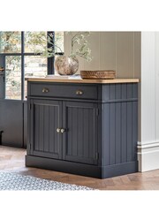 Gallery Home Meteor Navy Leroy 2 Door Sideboard - Image 1 of 9