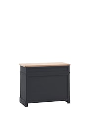 Gallery Home Meteor Navy Leroy 2 Door Sideboard - Image 7 of 9