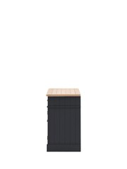 Gallery Home Meteor Navy Leroy 2 Door Sideboard - Image 8 of 9