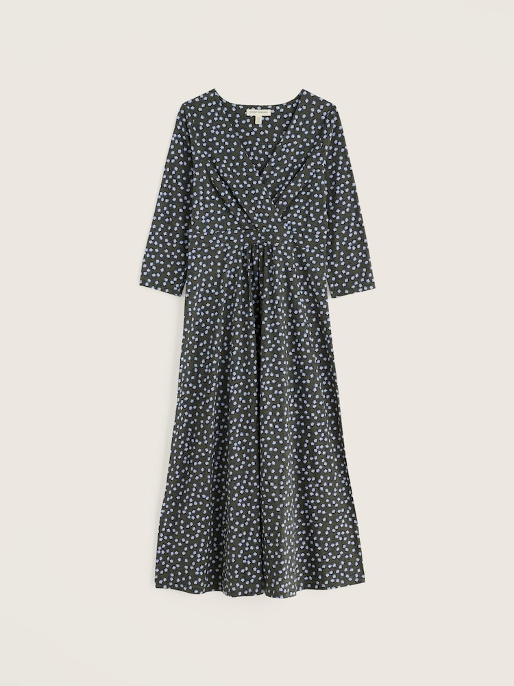 Seasalt Cornwall Blue Chapelle 3/4 Sleeve Dress - Image 5 of 5 Seasalt Cornwall Blue Chapelle 3/4 Sleeve Dress - Image 5 of 5
