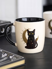 Something Different Black Sitting Magick Black Cat Mug - Image 1 of 6