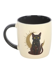 Something Different Black Sitting Magick Black Cat Mug - Image 4 of 6