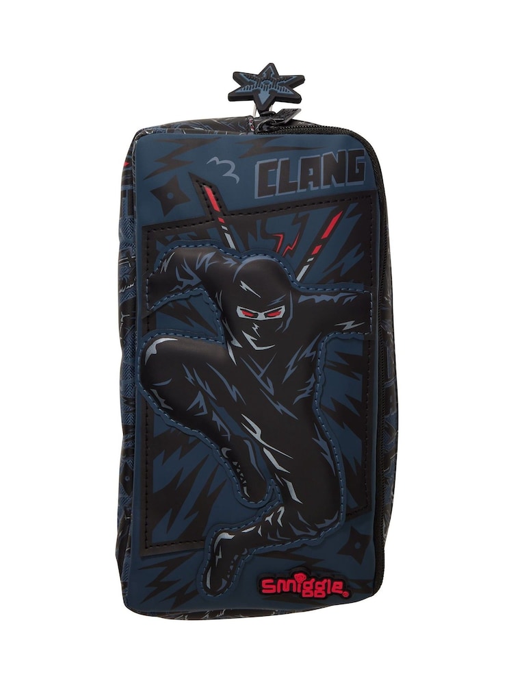 Smiggle Black Realm Character Pocket Pencil Case - Image 1 of 2 Smiggle Black Realm Character Pocket Pencil Case - Image 1 of 2