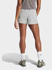 adidas Grey Pacer Woven Shorts - Image 2 of 7