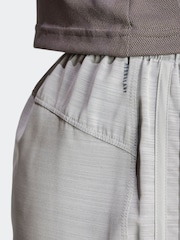adidas Grey Pacer Woven Shorts - Image 5 of 7
