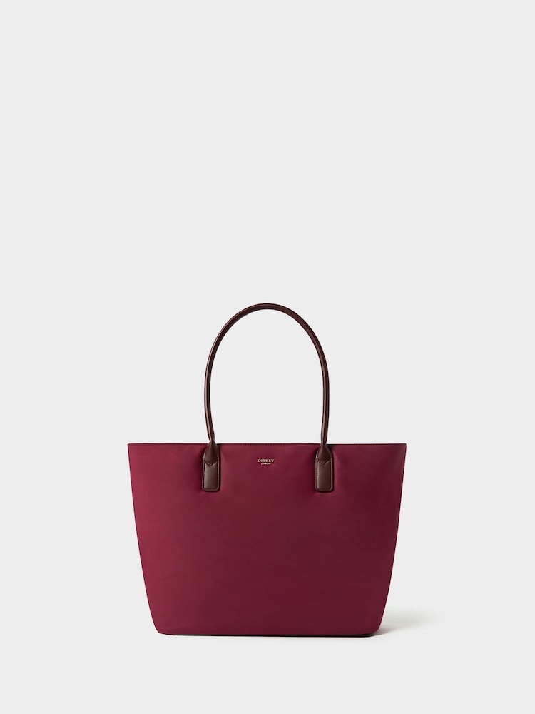 Osprey London Dark Red The Voyage Nylon Tote Bag - Image 1 of 5