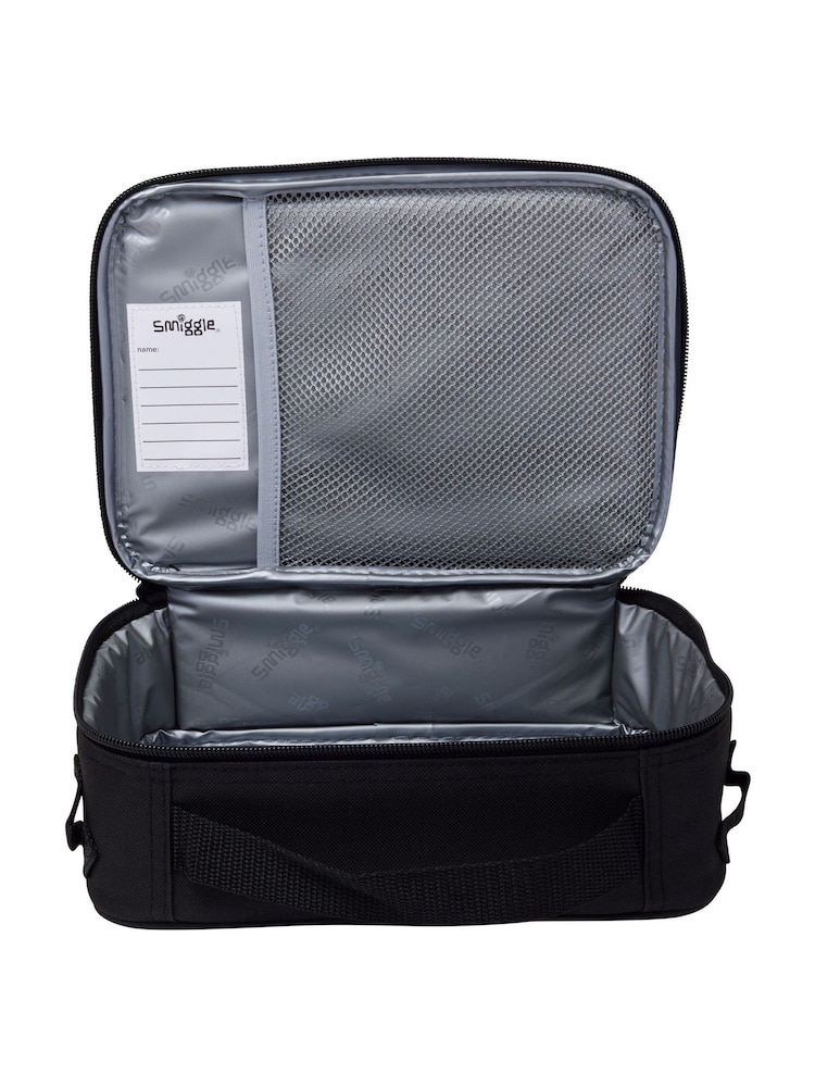 Smiggle Black Realm Oblong Attach Lunchbox - Image 2 of 2