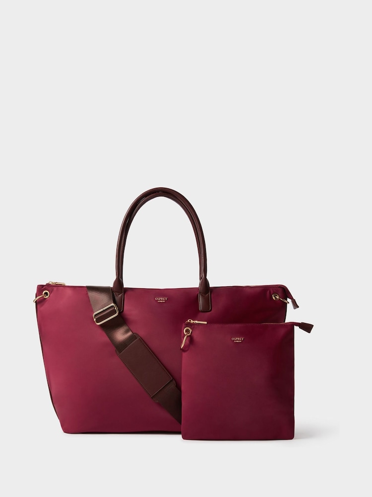 Osprey London Red The Voyage Nylon Weekender Bag - Image 1 of 5 Osprey London Red The Voyage Nylon Weekender Bag - Image 1 of 5