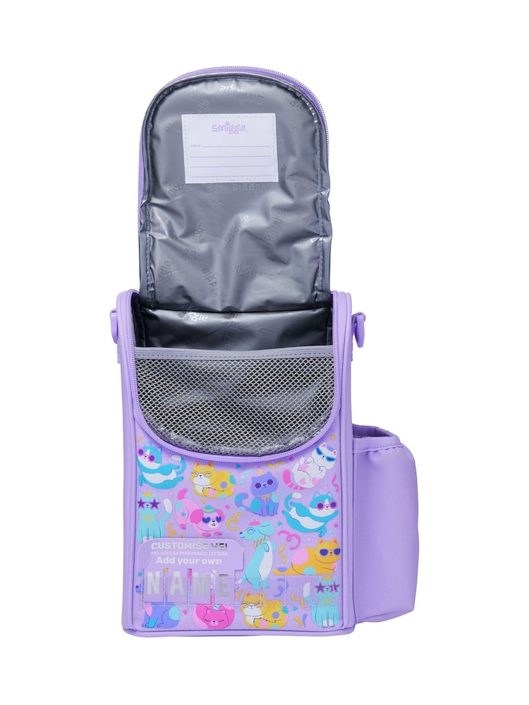 أرجواني - Smiggle Playtime Junior ID Lunchbox With Strap - صورة 2 من 3