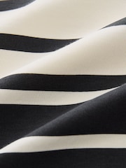 Ecru/Navy Smart Stripe Crew Neck Sweatshirt - Image 7 of 7