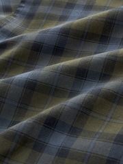 Forest Green Check Easy Iron Button Down Oxford Shirt - Image 7 of 7
