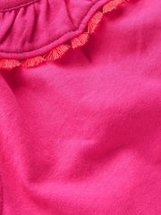 Boden Pink Ruffle Neck Trim Top - Image 3 of 3