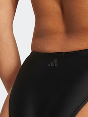 adidas Black Big Bar Logo Bikini - Image 4 of 7