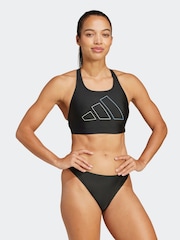 adidas Black Big Bar Logo Bikini - Image 5 of 7