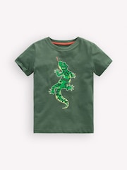 Boden Green Front and Back Glow T-Shirt - Image 1 of 3
