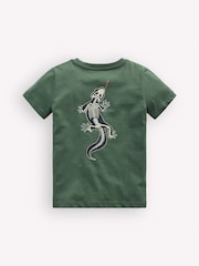 Boden Green Front and Back Glow T-Shirt - Image 2 of 3