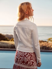 White Denim Jacket - Image 3 of 4