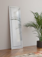 Julian Bowen Clear Deco Frameless Dress Mirror - Image 1 of 1