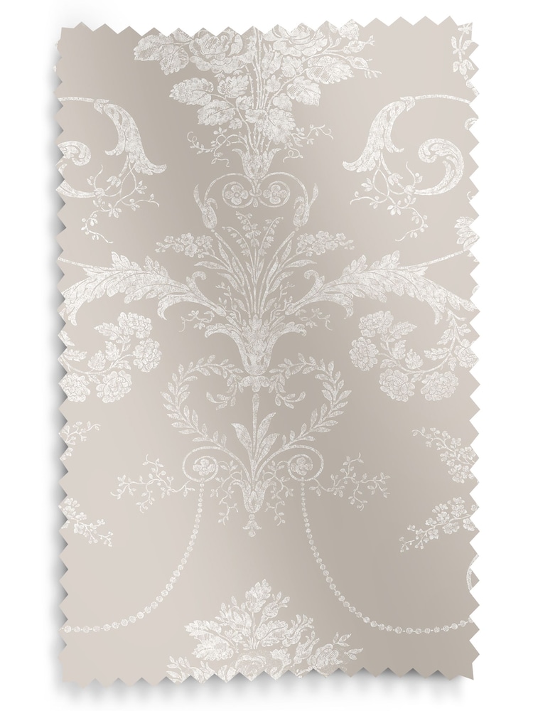 Laura Ashley Dove Grey Josette Made to Measure Curtains - Image 9 of 9