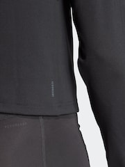 adidas Black Train Essential Quarter Zip Sweatshirt - Image 6 of 7