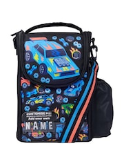 أسود - Smiggle Playtime Junior ID Lunchbox With Strap - صورة 1 من 2