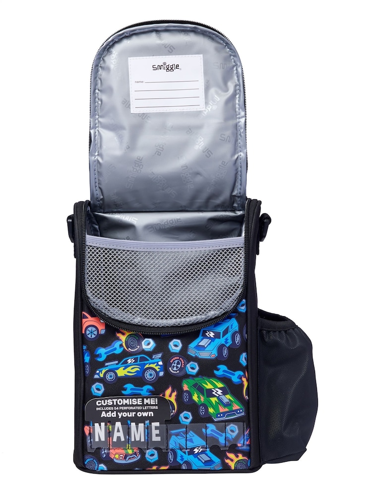 أسود - Smiggle Playtime Junior ID Lunchbox With Strap - صورة 2 من 2