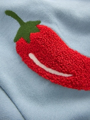Boden Blue Fun Sweatshirt - Image 3 of 3