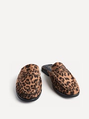 Linzi Animal Intro Ruched Slip On Mules - Image 3 of 6