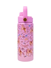 Smiggle Pink Wildflower Squiggle Insulated Stainless Steel Drink Bottle 550mL - Image 2 of 4