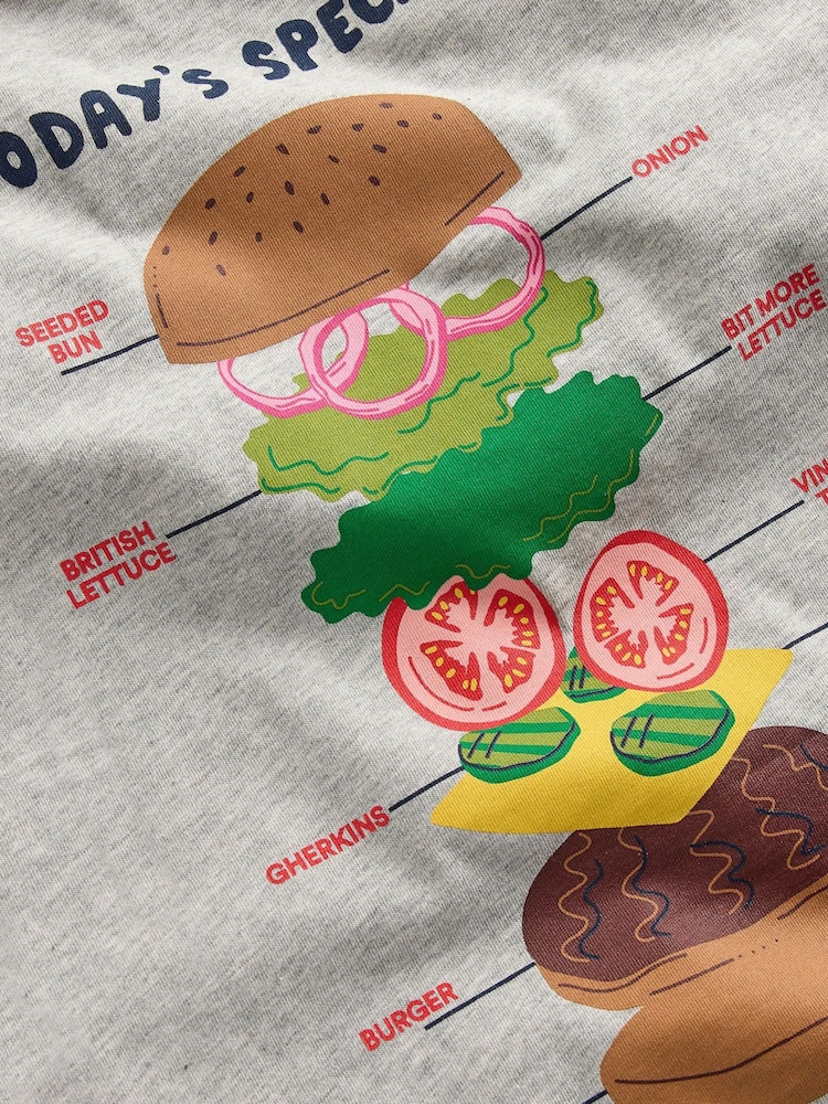 Boden Grey Front & Back Graphic T-Shirt - Image 3 of 3 Boden Grey Front & Back Graphic T-Shirt - Image 3 of 3
