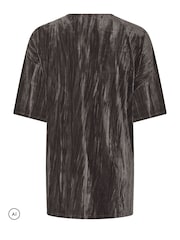 Yours Curve Crushed Velour Kimono - 2şəkildən 2 şəkil
