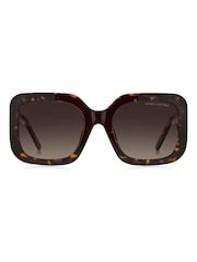 Marc Jacobs Square Sunglasses in Havana - 4суретінің 2 суреті