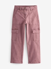 Pink Straight Leg Cargo Trousers (3-16yrs) - Image 2 of 5