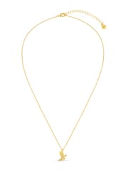 Orelia London Gold Tone Cowboy Boot Charm Necklace - Image 3 of 4