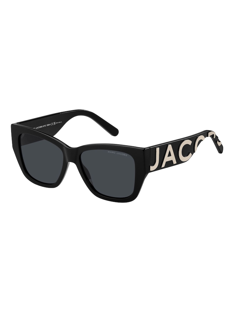 Marc Jacobs Square Sunglasses with Logo - 5суретінің 1 суреті