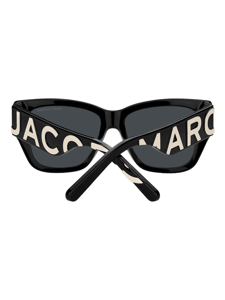 Marc Jacobs Square Sunglasses with Logo - 5суретінің 2 суреті