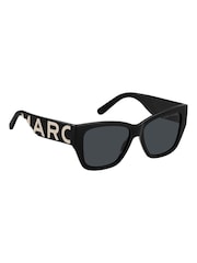 Marc Jacobs Square Sunglasses with Logo - 5суретінің 4 суреті