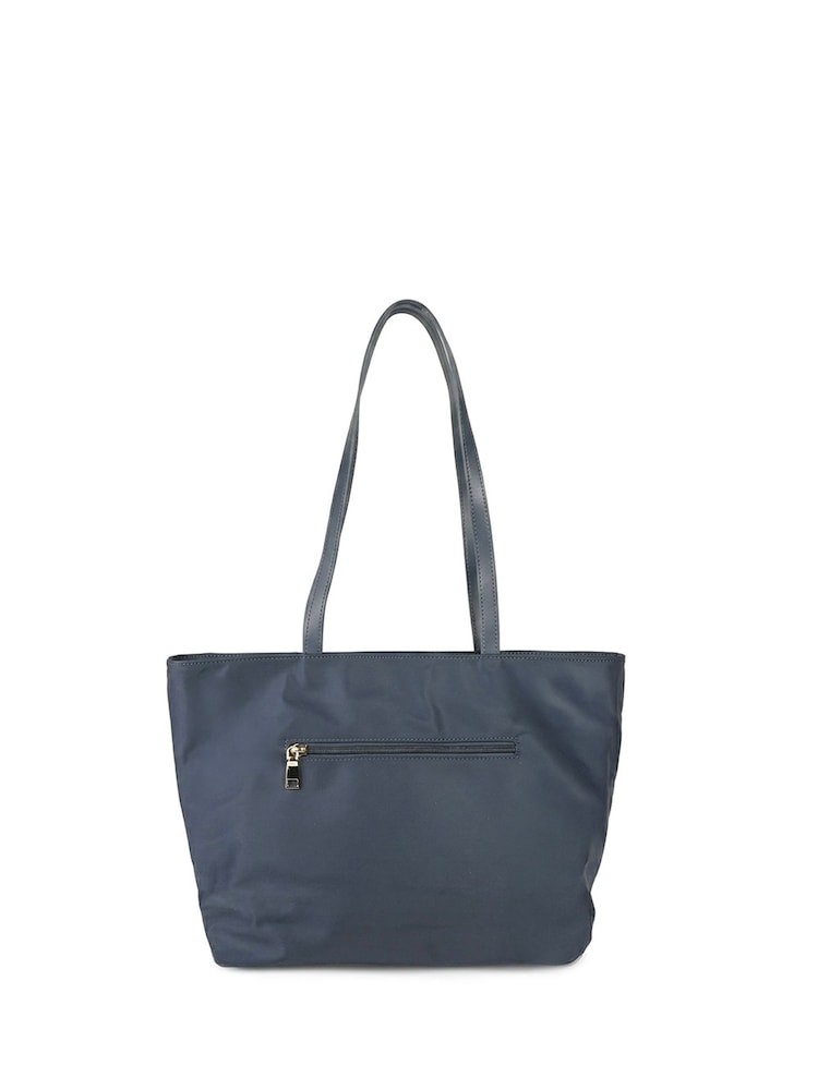 Jones Bootmaker Navy Blue Vaya Leather Zip Close Shoulder Bag - Image 1 of 5 Jones Bootmaker Navy Blue Vaya Leather Zip Close Shoulder Bag - Image 1 of 5