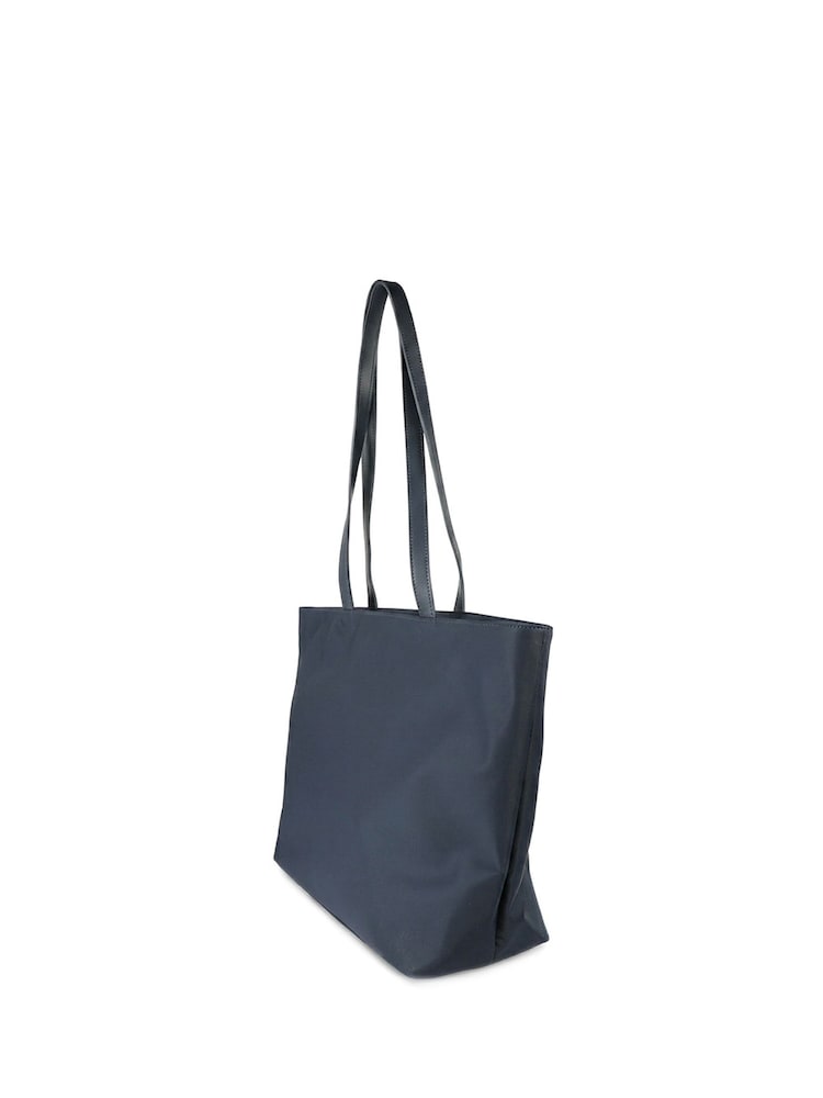 Jones Bootmaker Navy Blue Vaya Leather Zip Close Shoulder Bag - Image 2 of 5 Jones Bootmaker Navy Blue Vaya Leather Zip Close Shoulder Bag - Image 2 of 5