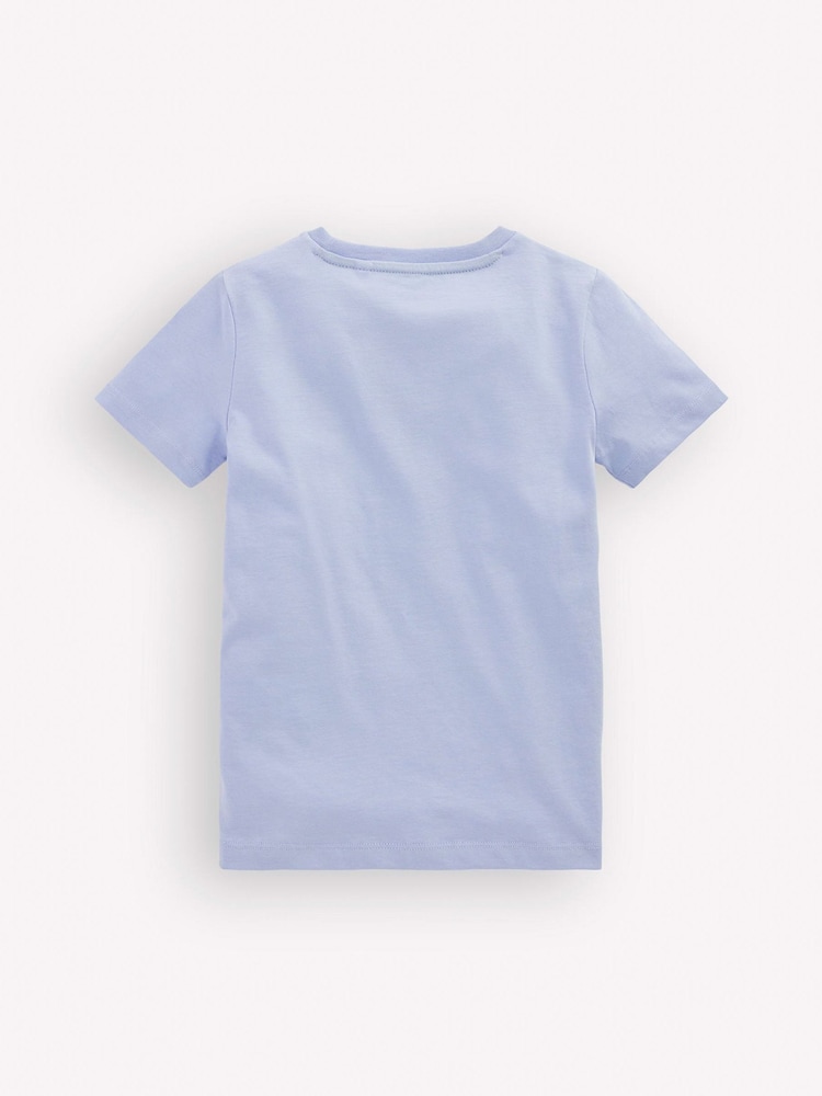 Boden Blue Short Sleeve Graphic T-Shirt - Image 2 of 3 Boden Blue Short Sleeve Graphic T-Shirt - Image 2 of 3